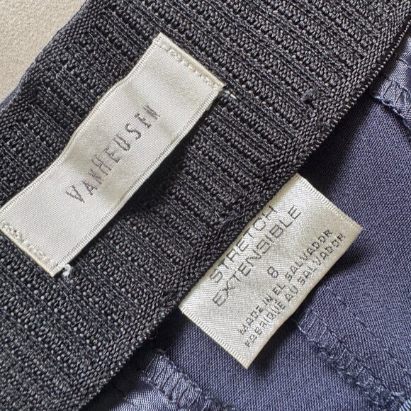 Van Heusen Navy Blue Stretch Dress Pants – Size 8 - Picture 4 of 12